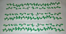 Vintage 1997 GREEN LEAVES IVY MRS. Grossman's Design Lines Stickers - 3