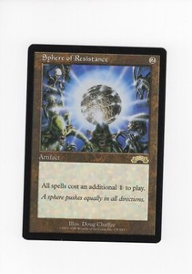 Sphere of Resistance Exodus NM Immaculate! MTG Magic the Gathering b