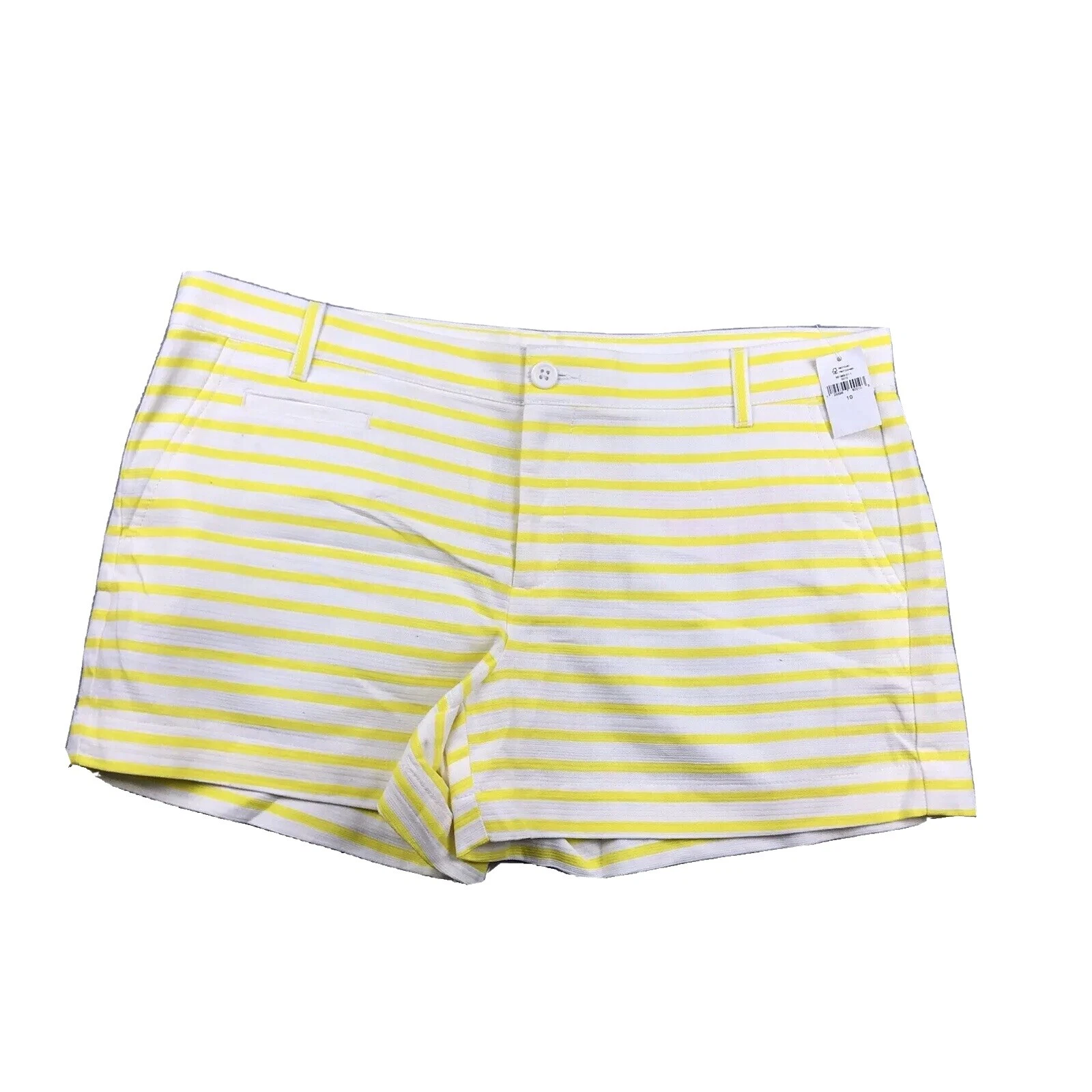 Gap White Striped Shorts for Women