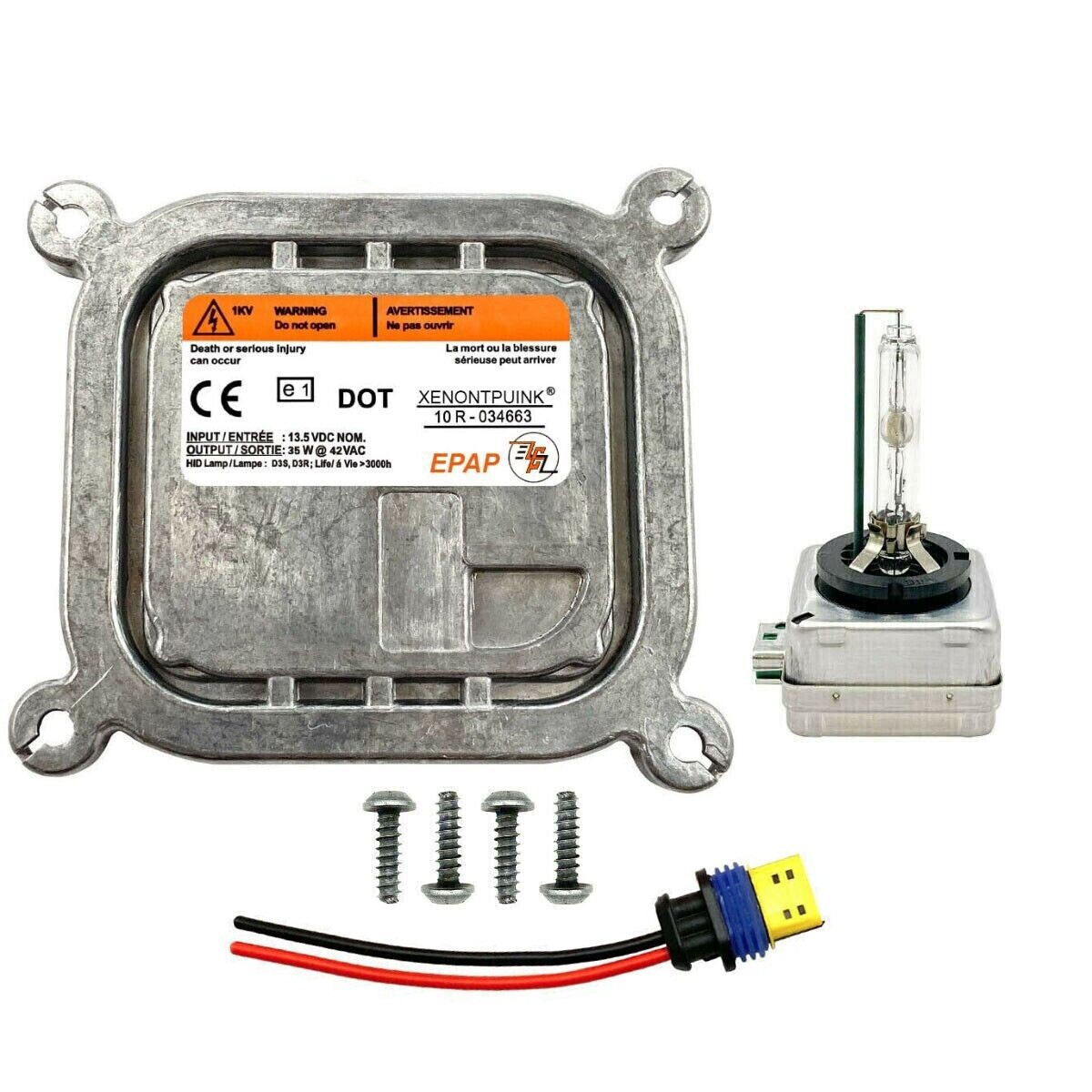 New For 11-14 Dodge Charger Xenon Ballast HID D3S Bulb Kit Module ...