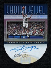 2019-20 Panini Crown Royale Jewel Signatures 25/25 Shaquille O'Neal Auto HOF i1p