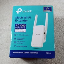 NEW TP-LINK RE315 AC1200 Dual Band Mesh Wi-Fi Extender W5A6-10 , Open Box