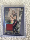 2024 Panini Optic - Rookie Phenom Drake Maye #RPB-DME Blue Hyper Prizm (MEM, RC)