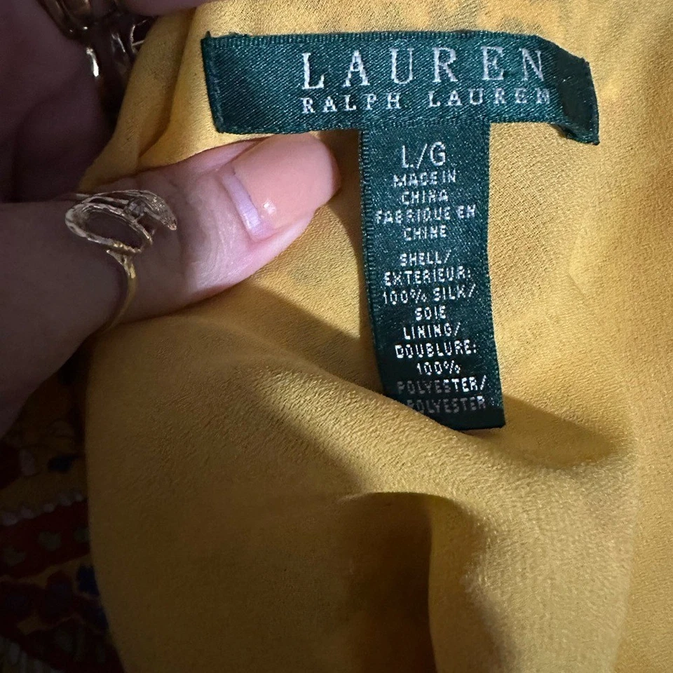 Top halter Ralph Lauren 100 % seda Y2K cachemira usado en excelente estado talla grande Foto 2 de 4