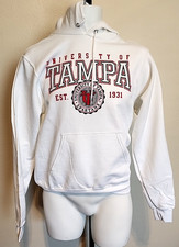UT University of Tampa Spartans Champion Hoodie Size XS White New