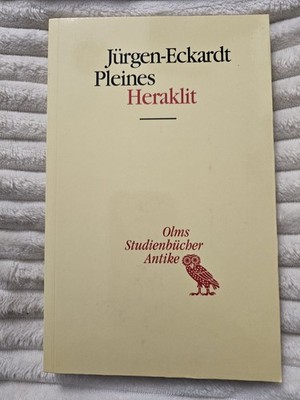 Heraklit : Buch Pleines, Jürgen - Eckardt