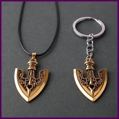 Anime JOJOS BIZARRE ADVENTURE Necklace Kujo Jotaro Arrow Metal Pendant Chain