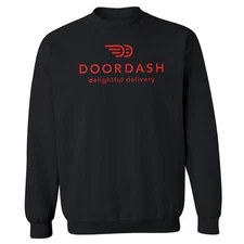 Door Delightful Delivery - Dash Food Delivery Humor Unisex Crewneck Sweatshirt