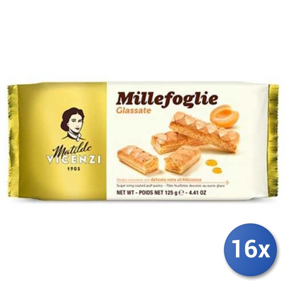 16x Multipack Vicenzi Millefoglie Glazed Gr 125