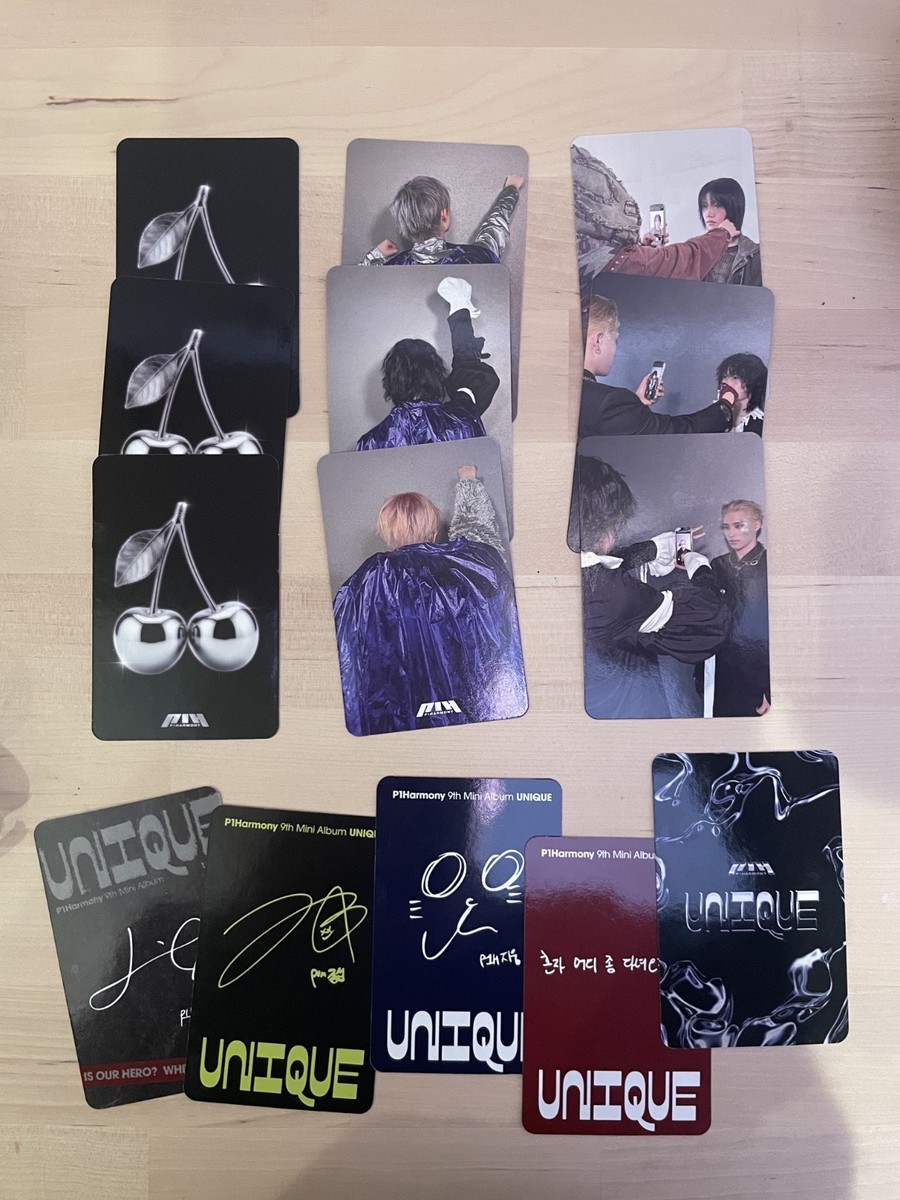 P1Harmony - 9TH MINI ALBUM UNIQUE PHOTOCARDS (INCLUDES TARGET AND