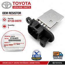 Genuine 87138-04070 Toyota 05-22 Tacoma Heater Ac Blower Motor Resistor Genuine 87138-04070 Toyota 05-22 Tacoma Heater Ac Blower Motor Resistor