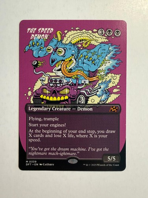 #ad The Speed Demon Borderless 339 MTG Aetherdrift $3.49