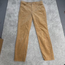 LOFT Pants Womens 8 Beige Corduroy Straight Leg Khakis Casual Pockets Everyday