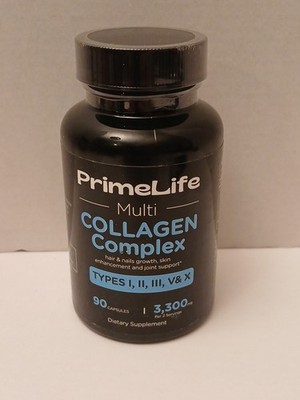 Prime Life Multi Collagen Complex 3300mg 90 Capsules