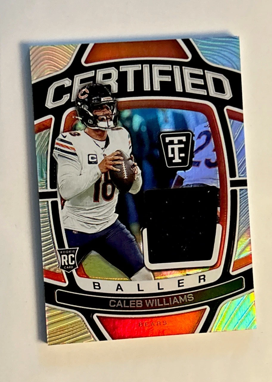 Caleb Williams Panini Totally Certified Certified Baller Relics #CBCBW Base