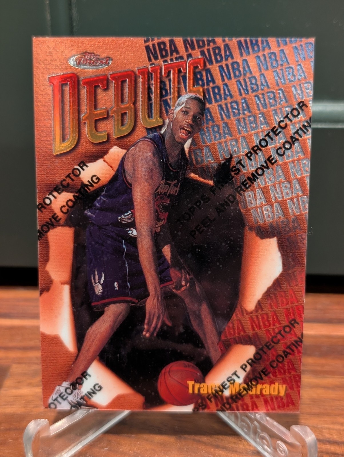 1997-98 Topps Finest - Common Bronze Tracy McGrady #107 (RC)