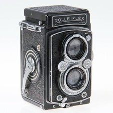 Rolleiflex Automat 3 TLR Film Camera, Zeiss Tessar 75mm f3.5, Working, WWII-Era
