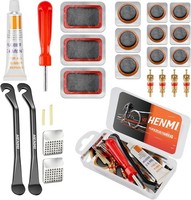 Fahrrad Flickzeug Set, Tragbar Reifenreparatur, Kleber, Patch, Reifenheber,