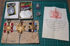 Attributed Group Of 5 Ww2 Medals And Territorial Efficiency Medal