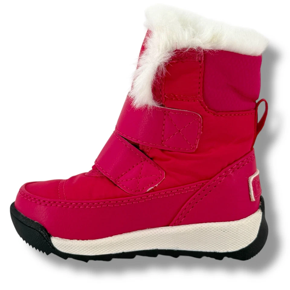 Sorel Whitney II Botas de Nieve Rosa Imitación Piel Bebé Niña Talla 5 Impermeables Foto 4 de 4