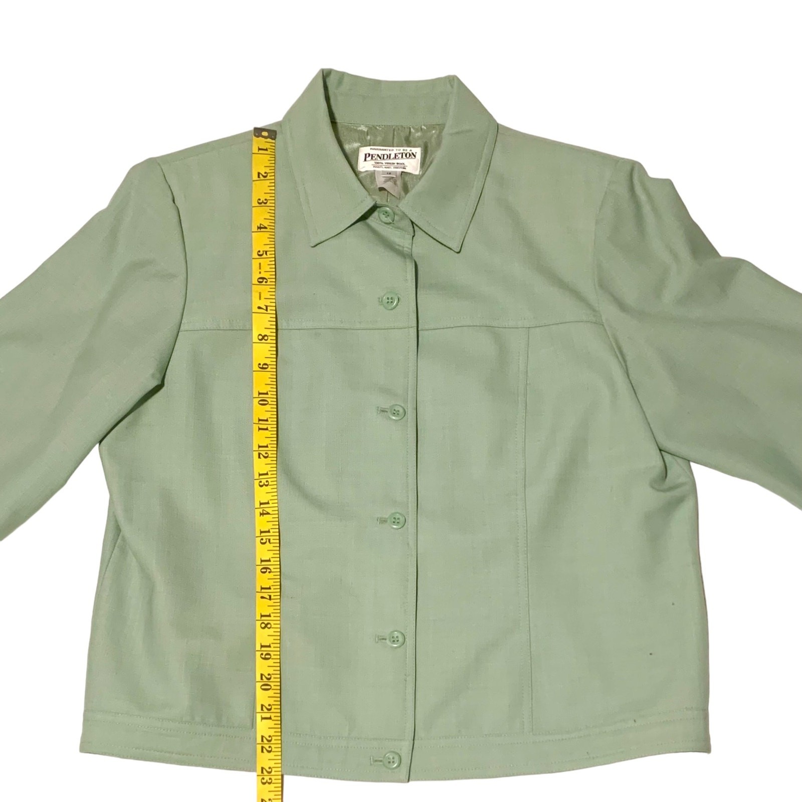 Women's Pendleton 12 Jacket Lightweight Wool  Bla… - image 2