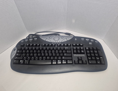 Logitech Elite Keyboard Y-BF38 Wired USB Multimedia Black/Silver