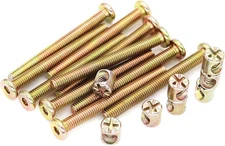 binifiMux M6 x 50mm / 65mm / 70mm / 75mm / 80mm 10-Pack x 50mm, Galvanized 