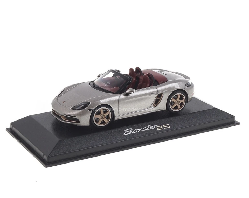 Porsche Boxter Gts type 982 gris metal ‘’25 Jahre’’ 2021 - Minichamps Porsche - Photo 3/4