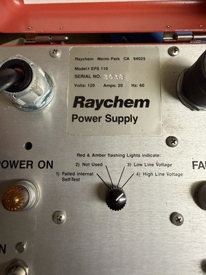 RAYCHEM Model EPS 110 120 Volts 20 Amps 60 Hz Power Supply Tested Working