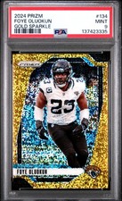 2024 PANINI PRIZM GOLD SPARKLE #134 FOYE OLUOKUN 6/24 PSA 9