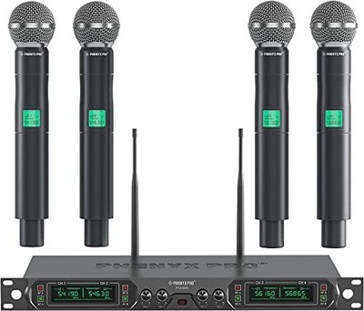 Phenyx Pro Funkmikrofonsystem, 4-Kanal UHF Funkmikrofon, Feststehend