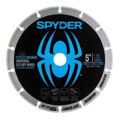 #ad #ad Diamond Bite 5 in Cut Off Wheel 7 8 in Arbor Spyder 14005 $22.98