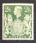 GB 1948 KGVI Coats of Arms 2s6d Green SG476b Mint Hinged (A2)