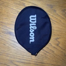 Wilson Squash Racket Cover Black Protective Zip Racquet Sleeve Case