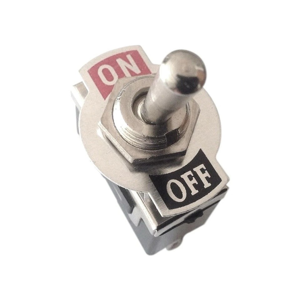 5X Toggle SWITCH ON/OFF Heavy Duty 15A 250V SPST 2 Terminal Car Boat ...