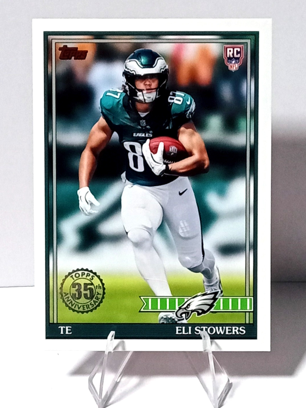 Eli Stowers (PHI)🔥 ROOKIE 1991 Player Base 91TR-39🔥2026 Flagship Football