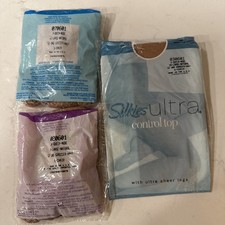 Silkies Control Top X-Queen XX-Large Nude 070601 030601 020601 Pantyhose NOS 3