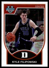 Kyle Filipowski 2023-24 Bowman U Chrome #07B-4 Duke Blue Devils Card