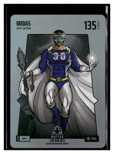 Bo Jackson Battle Arena #SBF-4 Midas Stephon Curry Silver Steel