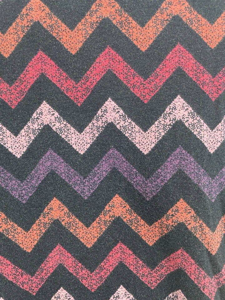 Vestido Faded Glory Niños Niñas Colorido Estampado Mezcla de Algodón Manga 3/4 Azul Marino 7-8 Foto 4 de 4