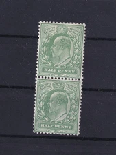 GB KEVII 1912 Mint 1/2d Pair Somerset House MNH/MH BP15559