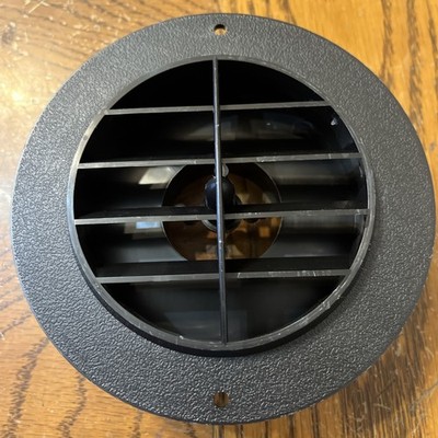 D&W RV  2'' Black Plastic Duct Rotaire Swivel RV Heat Vent  # 3820BK NEW Qty-1