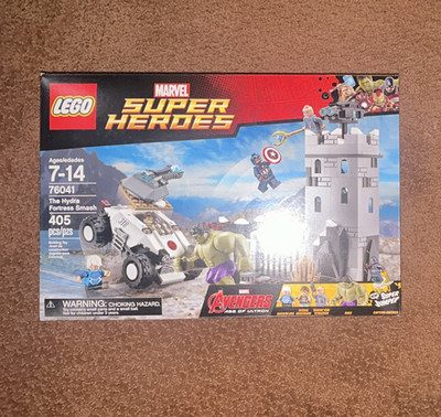 LEGO Marvel Super Heroes Hydra Fortress Smash 76041 damaged box 