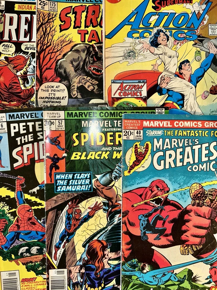 51 Silver/Bronze Age Comics Shazam-Aquaman-Superman-Xmen-THOR-DC-Marvel-Charlton - Image 4 of 4