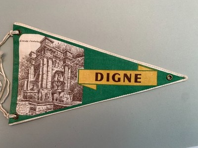 Wimpel DIGNE Alpes-de-Haute-Provence Frankreich - aus Baumwolle - Andenken Wimpel