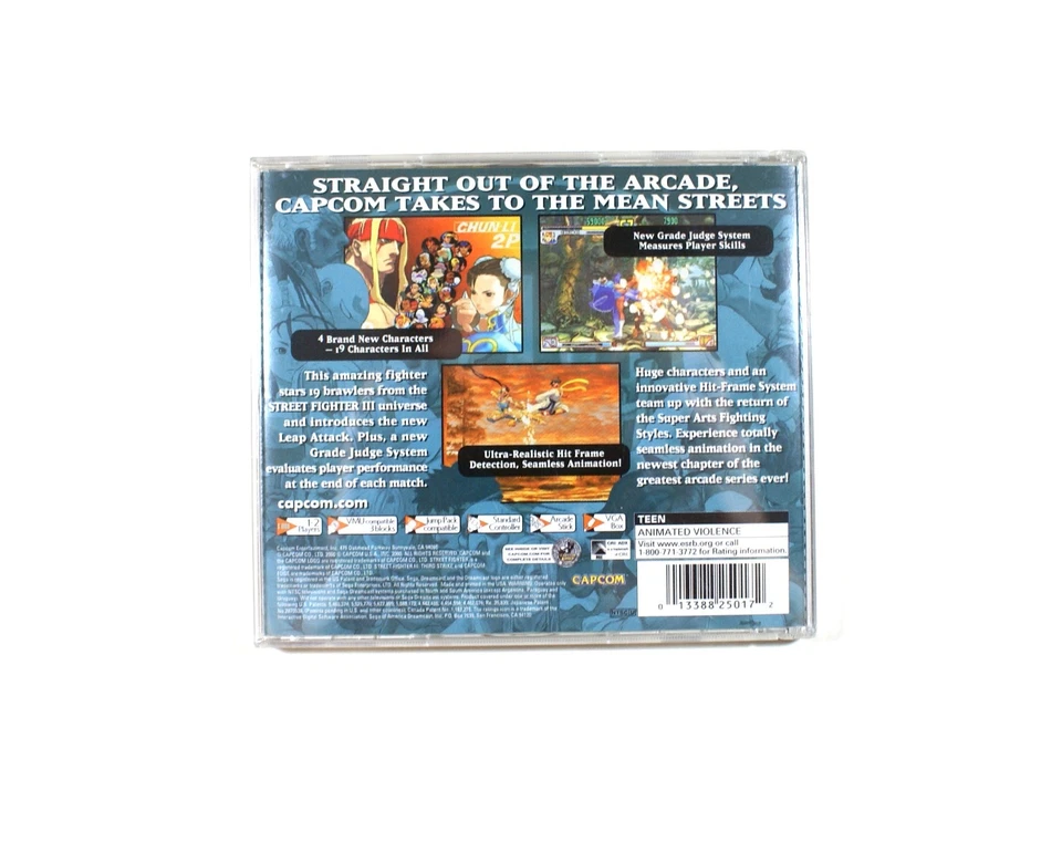 Street Fighter 3 3rd. Strike Sega Dreamcast CIB Great Condition! - Image 2 of 4