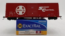 ExactRail EE-1015-2 HO Scale Santa FE PC&F 6033 Single Door Boxcar #15689 NIB