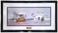 RARE Warner Bros NUTHIN' BUT TOOTH Cel FLINSTONES AP 2/30 Bill HANNA Joe BARBERA