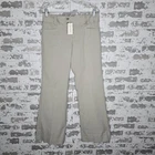 NWT Banana Republic Dress Pants Womens 6P  Beige Pinstriped Sloan Fit Flare Leg