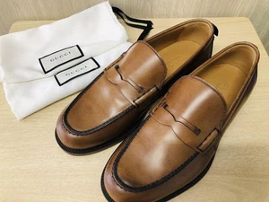 Mocassins en cuir homme 6,5 US Gucci Sherry Line 407444